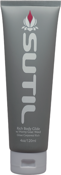 Sutil Rich Water-Based Ultra-Thick Long-Lasting Silicone Like Feel pH-Balanced Gel Lubricant 4oz
