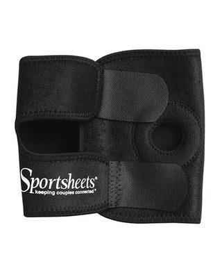 Thigh Harness Hands-Free Adjustable Velcro Strap-On for Leg Play and Grinding