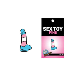 Trans Dildo Pin Trans Pride Enamel Lapel Pin