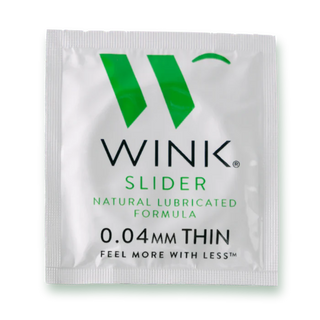 Wink Slider Ultra-Thin Lubricated Latex Individual Condom