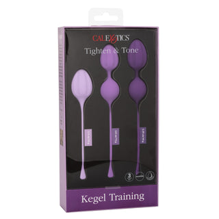 Personal Pelvic Trainer Purple Three-Step Kegel Weights for Pelvic Floor Strength