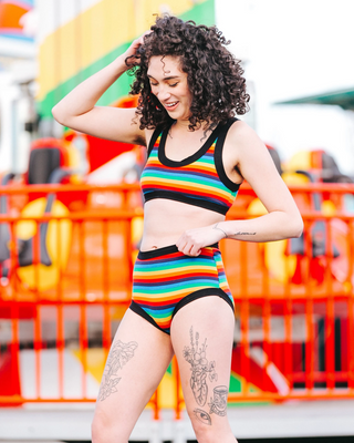 RAINBOW STRIPE BRIEF