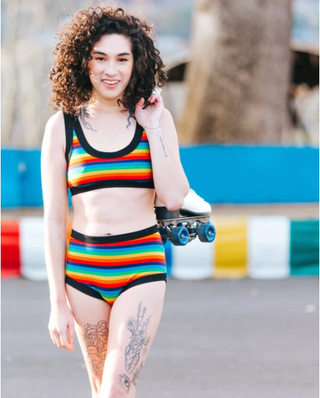 RAINBOW STRIPE BRIEF