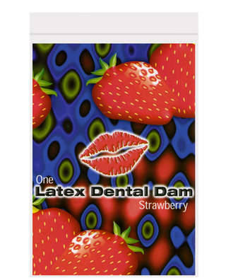 LIXX DENTAL DAM-STRAWBERRY