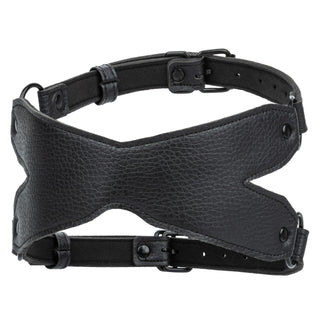 X-Mask Vegan Leather Blindfold With Adjustable Buckles