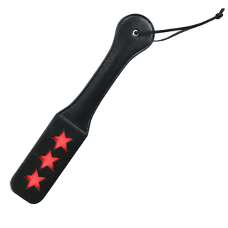 Slapper Paddle Dual-Layer Vegan Impact Toy with Stars Cutouts