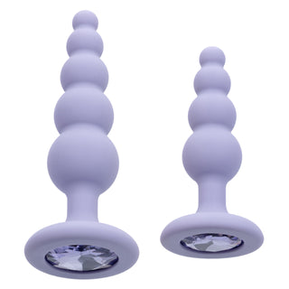 Gemstone Dreams Beginner-Friendly Silicone Plugs with Beaded Ridges