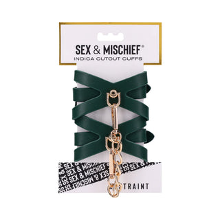 Indica Cutout Wrist Cuffs for Stylish and Easy Bondage