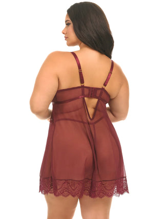 WYNTER CHEMISE- ZINFANDEL