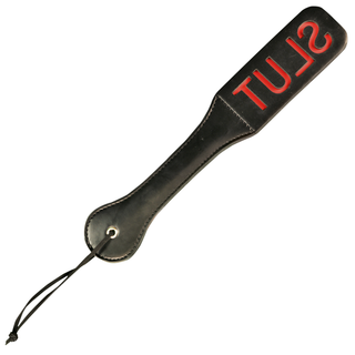Slut Imprint Slapper Paddle Dual-Layer Vegan Impact Toy